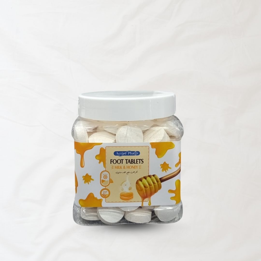 أقراص العناية بالقدم-العسل والحليب100قرص